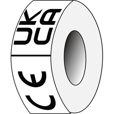 Brady, Étiquettes, CEUKCA-72X25-PE-RL, B-7541, Étiquettes d'identification UKCA, Polyester laminé, Brillant, S - Publicité Brady, Étiquettes, CEUKCA-72X25-PE-RL, B-7541, Étiquettes d'identification UKCA, Polyester laminé, Brillant, S - Publicité