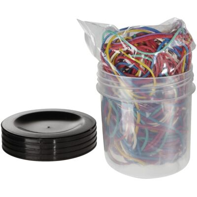 Alco, Élastique, Anneau caoutchouc 65mm couleurs soft blanc/jaune/bleu/violet/rouge/mint 50g (50 pcs) - Publicité Alco, Élastique, Anneau caoutchouc 65mm couleurs soft blanc/jaune/bleu/violet/rouge/mint 50g (50 pcs) - Publicité