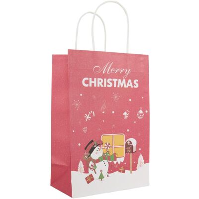 Idena, Emballage cadeau, Sac cadeau Noël Petite maison Merry Christmas multicolore 18x27x10cm - Publicité Idena, Emballage cadeau, Sac cadeau Noël Petite maison Merry Christmas multicolore 18x27x10cm - Publicité