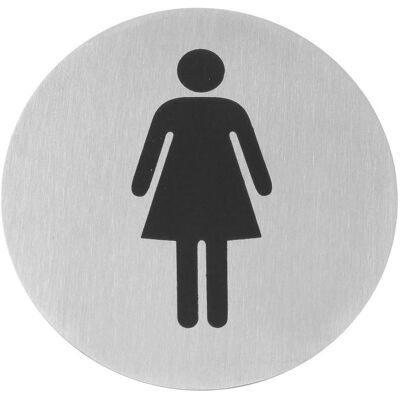 Hendi, Panneau d'information, Plaques de porte "Femmes" en acier inoxydable, finition satinée - Publicité Hendi, Panneau d'information, Plaques de porte "Femmes" en acier inoxydable, finition satinée - Publicité