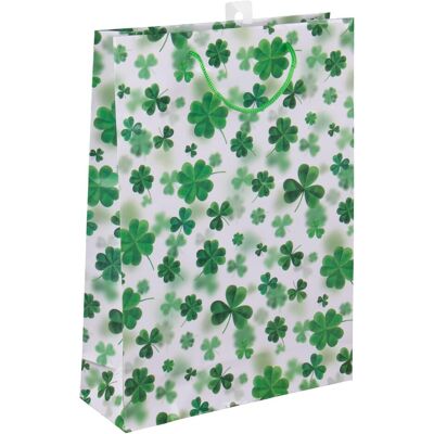 Idena, Emballage cadeau, Cadeau offert. Mélange FSC Trèfle à quatre feuilles, L 35x25x8cm (1x) - Publicité Idena, Emballage cadeau, Cadeau offert. Mélange FSC Trèfle à quatre feuilles, L 35x25x8cm (1x) - Publicité