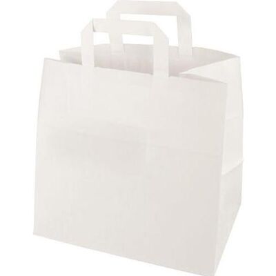 Papstar, Emballage cadeau, 86448 Sac en papier blanc (50x) - Publicité Papstar, Emballage cadeau, 86448 Sac en papier blanc (50x) - Publicité