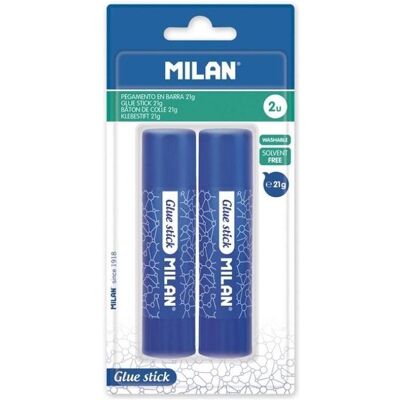 Milan, Bâton de colle, Klebestift 21g 2St MAILAND (21 g) - Publicité Milan, Bâton de colle, Klebestift 21g 2St MAILAND (21 g) - Publicité