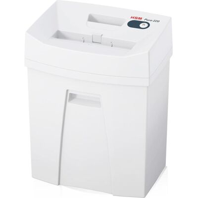 HSM, Destructeur de documents, Broyeur Pure 2320111 blanc 220/3,9mm (Coupe droite) - Publicité HSM, Destructeur de documents, Broyeur Pure 2320111 blanc 220/3,9mm (Coupe droite) - Publicité