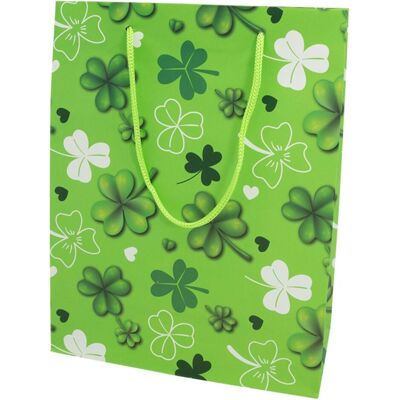 Idena, Emballage cadeau, Cadeau offert. Mélange FSC Trèfle à quatre feuilles, S 16x12x6cm (1x) - Publicité Idena, Emballage cadeau, Cadeau offert. Mélange FSC Trèfle à quatre feuilles, S 16x12x6cm (1x) - Publicité
