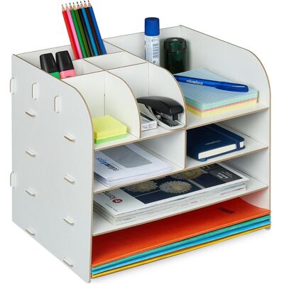 Relaxdays, Archivage + classement, Organisateur de bureau (A4) - Publicité Relaxdays, Archivage + classement, Organisateur de bureau (A4) - Publicité