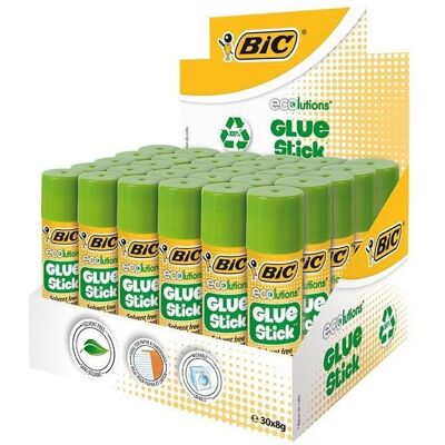 Bic, Bâton de colle, ECOlutions Bâton de colle écologique 8,0 g (8 g, 1x) - Publicité Bic, Bâton de colle, ECOlutions Bâton de colle écologique 8,0 g (8 g, 1x) - Publicité
