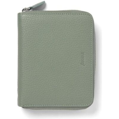 Filofax, Agenda, Norfolk Systemowy kalendarz Pocket Compact Zip Sage - Publicité Filofax, Agenda, Norfolk Systemowy kalendarz Pocket Compact Zip Sage - Publicité
