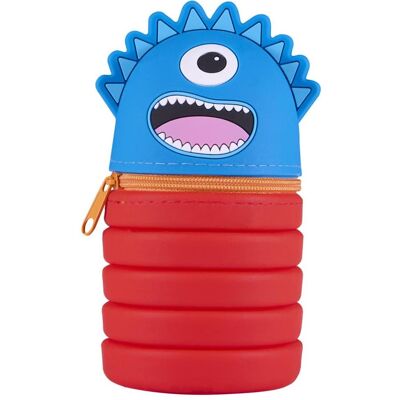 Idena, Trousse, Schlamper Soft Touch Silikon ausziehbar blau/rot - Publicité Idena, Trousse, Schlamper Soft Touch Silikon ausziehbar blau/rot - Publicité