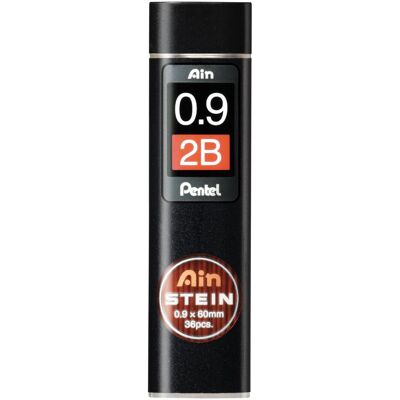 Pentel, Mines de crayon, Pierre d'Ain (36 pcs, 0.90 mm, 2B) - Publicité Pentel, Mines de crayon, Pierre d'Ain (36 pcs, 0.90 mm, 2B) - Publicité