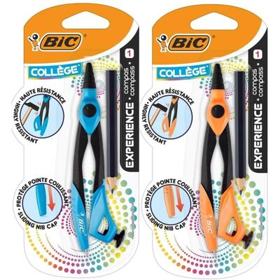 Bic Erleben Sie Kompass mit Bleistift, Compas - Publicité Bic Erleben Sie Kompass mit Bleistift, Compas - Publicité