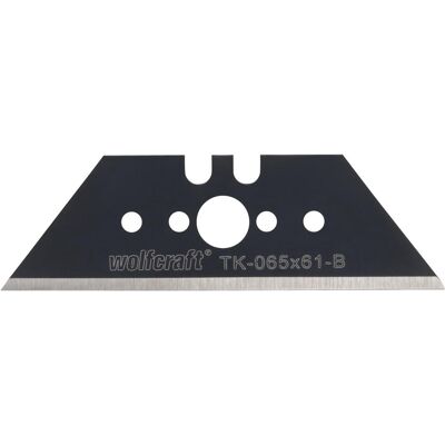 Lames trapézoïdales Wolfcraft Pro 0,65x61mm - Tranchantes - Publicité Lames trapézoïdales Wolfcraft Pro 0,65x61mm - Tranchantes - Publicité