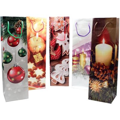 Idena, Emballage cadeau, Sac pour bouteilles WH classic 35x12x9cm FSC-Mix - Publicité Idena, Emballage cadeau, Sac pour bouteilles WH classic 35x12x9cm FSC-Mix - Publicité