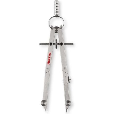 Schneider Set de compas Aristo en métal 4 pièces, Compas, Argent - Publicité Schneider Set de compas Aristo en métal 4 pièces, Compas, Argent - Publicité