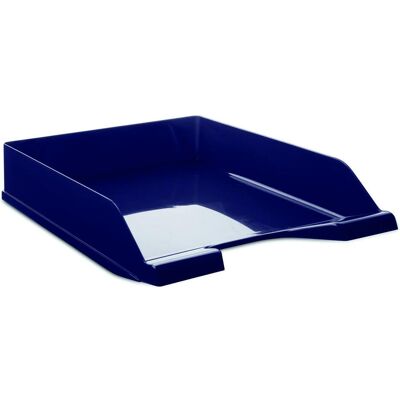 Donau, Archivage + classement, Corbeille à courrier de bureau, polystyrène/pp, a4, standard, bleu marine (A4) - Publicité Donau, Archivage + classement, Corbeille à courrier de bureau, polystyrène/pp, a4, standard, bleu marine (A4) - Publicité