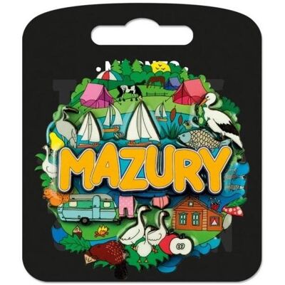 Nuance, Aimant, Magnet Ich liebe Polen Mazury ILP-MAG-C-MAZ-07 - Publicité Nuance, Aimant, Magnet Ich liebe Polen Mazury ILP-MAG-C-MAZ-07 - Publicité