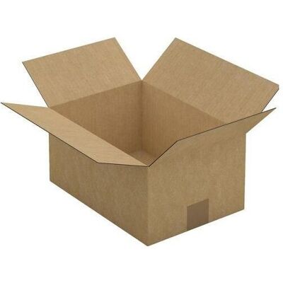 Rajapack, Emballage + boîte d'expédition, Raja Carton d'expédition à 1 cannelure Carton 220 (L) x 150 (P) x 310 (H) mm Marron (25 pcs, 15 x 22 x 31 cm) - Publicité Rajapack, Emballage + boîte d'expédition, Raja Carton d'expédition à 1 cannelure Carton 220 (L) x 150 (P) x 310 (H) mm Marron (25 pcs, 15 x 22 x 31 cm) - Publicité