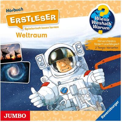 Jumbo WiesoWeshalbWarum Erstleser - L'espace, Livres audio - Publicité Jumbo WiesoWeshalbWarum Erstleser - L'espace, Livres audio - Publicité