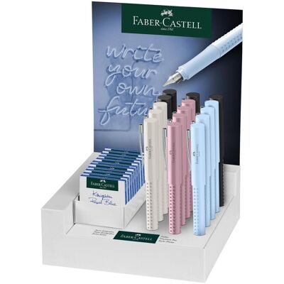 Faber-Castell, Stylo, Présentoir de comptoir 25ST GRIP 2010 F/M (25x) - Publicité Faber-Castell, Stylo, Présentoir de comptoir 25ST GRIP 2010 F/M (25x) - Publicité
