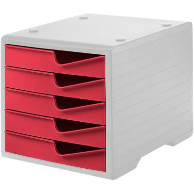 styro Modèle Cranberry avec 5 Tiroirs - Boîte de Rangement - Publicité styro Modèle Cranberry avec 5 Tiroirs - Boîte de Rangement - Publicité