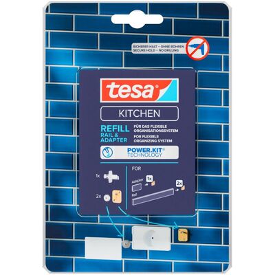 tesa, Adhésifs + pastilles photos, Recharge KITCHEN Power.Kit - Publicité tesa, Adhésifs + pastilles photos, Recharge KITCHEN Power.Kit - Publicité