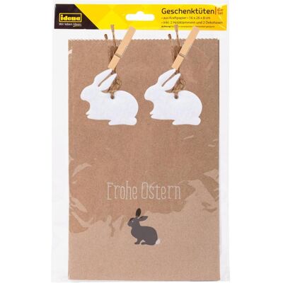 Idena, Emballage cadeau, Sachets de Pâques, lot de 2 26x16x8cm FSC-Mix - Publicité Idena, Emballage cadeau, Sachets de Pâques, lot de 2 26x16x8cm FSC-Mix - Publicité