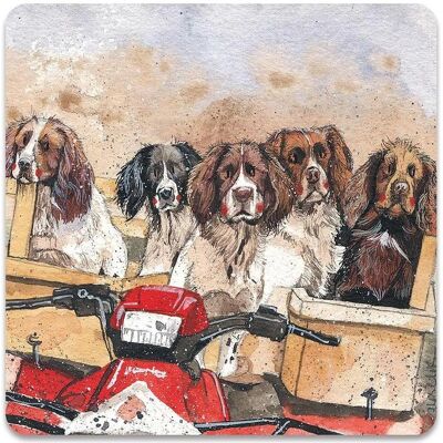 Teka, Aimant, Magnet FM250 Hunde Spaniels - Publicité Teka, Aimant, Magnet FM250 Hunde Spaniels - Publicité