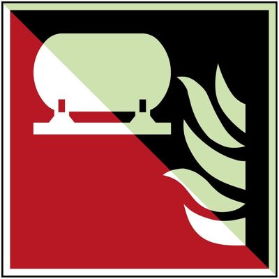 Brady, Panneau d'information, Plaque de sécurité ISO - Installation fixe d'extinction d'incendie - Publicité Brady, Panneau d'information, Plaque de sécurité ISO - Installation fixe d'extinction d'incendie - Publicité
