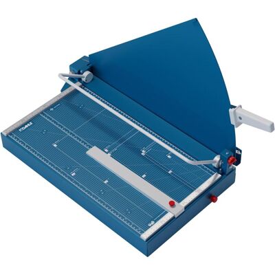 Dahle Machine de découpe 587 Sicherh. Couteau à matériaux/KS:6 (28 feuilles, A3), Massicot, Bleu - Publicité Dahle Machine de découpe 587 Sicherh. Couteau à matériaux/KS:6 (28 feuilles, A3), Massicot, Bleu - Publicité