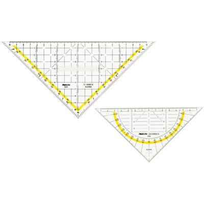 Aristo, Règle, Set Geocover 3en1, housse + AR1552 + AR1650/2, rouge basic - Publicité Aristo, Règle, Set Geocover 3en1, housse + AR1552 + AR1650/2, rouge basic - Publicité