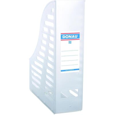 Donau, Archivage + classement, Porte-revues à grille, pp, a4, blanc transparent (A4) - Publicité Donau, Archivage + classement, Porte-revues à grille, pp, a4, blanc transparent (A4) - Publicité