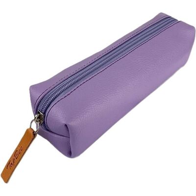 BEE, Trousse, Mini trousse à crayons rectangulaire Violet pastel - Publicité BEE, Trousse, Mini trousse à crayons rectangulaire Violet pastel - Publicité