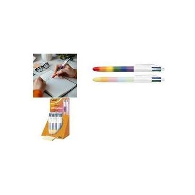 Bic, Stylo, 30 Vierfarbkugelschreiber sortiert im Display (30x) - Publicité Bic, Stylo, 30 Vierfarbkugelschreiber sortiert im Display (30x) - Publicité