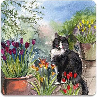 Teka, Aimant, Magnet FM246 Roderick die Katze im Garten - Publicité Teka, Aimant, Magnet FM246 Roderick die Katze im Garten - Publicité