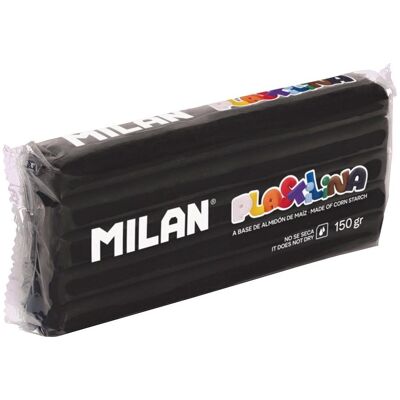 Milan, Modelage, Pâte à modeler sans gluten, 150 g, couleur noire. Publicité Milan, Modelage, Pâte à modeler sans gluten, 150 g, couleur noire. Publicité