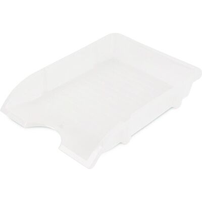 Donau, Archivage + classement, Corbeille à courrier de bureau, incassable, pp, a4, blanc (A4) - Publicité Donau, Archivage + classement, Corbeille à courrier de bureau, incassable, pp, a4, blanc (A4) - Publicité