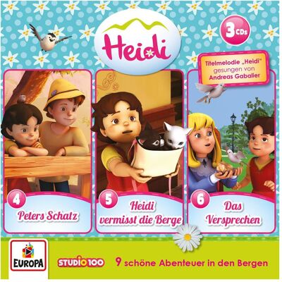 Europa Heidi - 2 boîte (F4-6), Livres audio - Publicité Europa Heidi - 2 boîte (F4-6), Livres audio - Publicité
