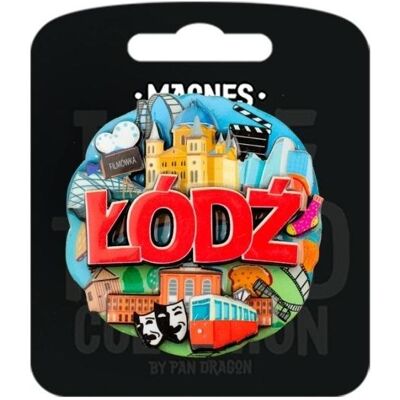 Nuance, Aimant, Aimant J'aime la Pologne Lodz ILP-MAG-C-LOD-01 (1x) - Publicité Nuance, Aimant, Aimant J'aime la Pologne Lodz ILP-MAG-C-LOD-01 (1x) - Publicité