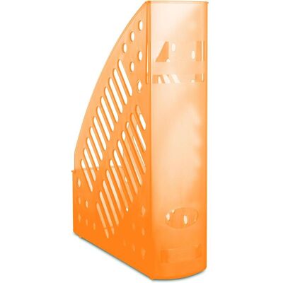 Donau, Archivage + classement, Porte-revues en filet, polystyrène, a4, orange transparent (A4) - Publicité Donau, Archivage + classement, Porte-revues en filet, polystyrène, a4, orange transparent (A4) - Publicité