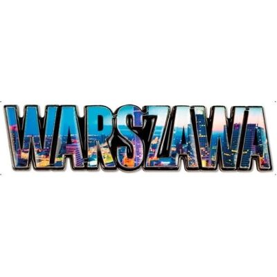 Nuance, Aimant, Magnet Ich liebe Polen Warschau ILP-MAG-C-WAR-12 (1x) - Publicité Nuance, Aimant, Magnet Ich liebe Polen Warschau ILP-MAG-C-WAR-12 (1x) - Publicité