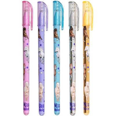 Magni, Stylo, DEPESCHE Miss Melody Gelroller Glitter 5 Stück (5x) - Publicité Magni, Stylo, DEPESCHE Miss Melody Gelroller Glitter 5 Stück (5x) - Publicité
