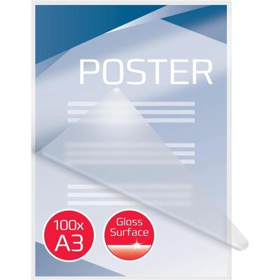 GBC, Films de plastification, Pelliculage d'un sachet en aluminium (A3, 100 pcs, 250 µm) - Publicité GBC, Films de plastification, Pelliculage d'un sachet en aluminium (A3, 100 pcs, 250 µm) - Publicité