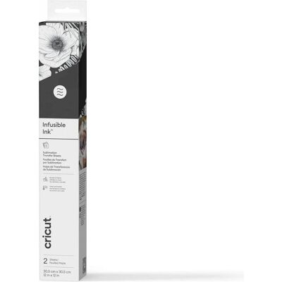 Cricut, Machine de découpe : accessoires, Infusible Ink Transfer Sheets 2-pack Black Botanicals (P) - Publicité Cricut, Machine de découpe : accessoires, Infusible Ink Transfer Sheets 2-pack Black Botanicals (P) - Publicité
