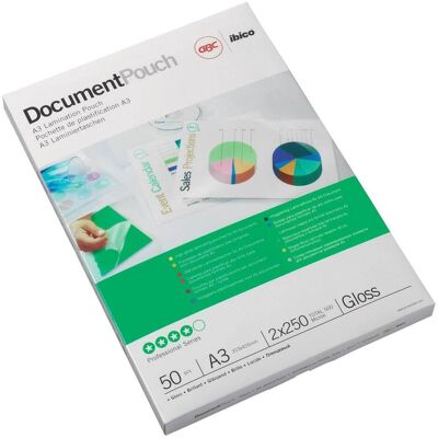 GBC, Films de plastification, feuille de plastification (A3, 50 pcs, 250 µm) - Publicité GBC, Films de plastification, feuille de plastification (A3, 50 pcs, 250 µm) - Publicité