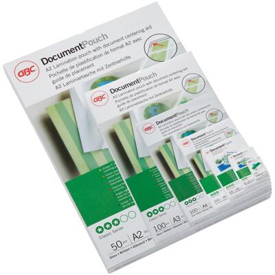 GBC, Films de plastification, feuille de plastification (A3, 50 pcs, 250 µm) - Publicité GBC, Films de plastification, feuille de plastification (A3, 50 pcs, 250 µm) - Publicité