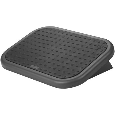 Q-Connect, Repose-pieds, Repose-pieds, 450x330mm, avec tapis en caoutchouc, noir - Publicité Q-Connect, Repose-pieds, Repose-pieds, 450x330mm, avec tapis en caoutchouc, noir - Publicité