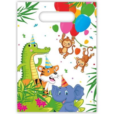 Magni, Emballage cadeau, Sacs de fête Jungle 6 pièces - Publicité Magni, Emballage cadeau, Sacs de fête Jungle 6 pièces - Publicité