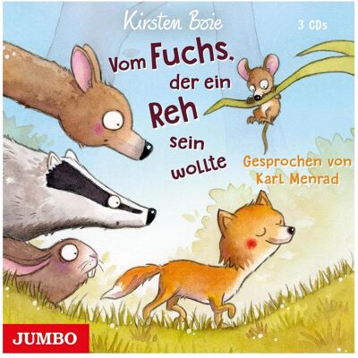 Jumbo CDB Le renard qui voulait être une biche, Livres audio - Publicité Jumbo CDB Le renard qui voulait être une biche, Livres audio - Publicité