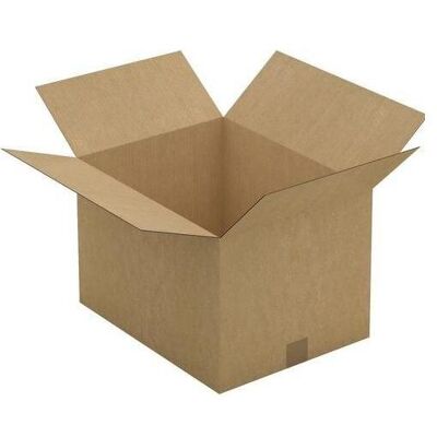 Rajapack, Emballage + boîte d'expédition, Raja Carton d'expédition à 1 cannelure Carton 300 (L) x 270 (P) x 400 (H) mm Marron (25 pcs) - Publicité Rajapack, Emballage + boîte d'expédition, Raja Carton d'expédition à 1 cannelure Carton 300 (L) x 270 (P) x 400 (H) mm Marron (25 pcs) - Publicité