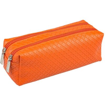 Idena, Trousse, Schamper orange structuré - Publicité Idena, Trousse, Schamper orange structuré - Publicité